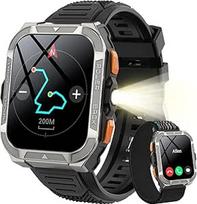 "Blackview" išmanusis laikrodis vyrams su GPS / kompasu / "Bluetooth" skambučiais / šviesos diodų apšvietimu / ChatGPT / vertėjas, sporto laikrodis su 100+ sporto režimais, pulso miego žingsniais, kalorijų kilometrų monitoriumi, fitneso laikrodis "Android