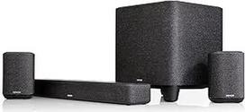 "Denon Home Wireless 5.1 Dolby Atmos" erdvinio garso sistema, 550 garso juostų + 2 x 150 NV garsiakalbiai + žemų dažnių garsiakalbis