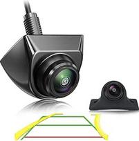 "Dynamic Traces" galinio vaizdo kameros HD 1080P atbulinės eigos kameros, skirtos automobiliams, 170° plataus kampo naktinio matymo IP69K vandeniui atsparios universalios atbulinės eigos kameros, skirtos namams ant ratų, visureigiams, pikapams ir furgonam