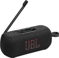 "JBL Tuner 3" nešiojamas DAB/DAB+/FM "Bluetooth" radijo imtuvas su 6 stotimis, iki 15 valandų atkūrimo, atsparus vandeniui ir dulkėms pagal IP68, "Auracast Multi-Cast" jungtis, suderinamas su "JBL Portable" programėle, juodas