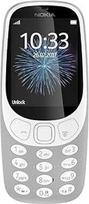 "Nokia 3310 Dual SIM" mobilusis telefonas - vokiškos prekės (2,4 colio spalvotas ekranas, 2 MP kamera, "Bluetooth", radijas, MP3 grotuvas) retro pilka