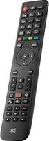 "One for All URC1918 Telefunken televizoriaus pakaitinis nuotolinio valdymo pultas Veikia su visais televizoriais Juodos spalvos