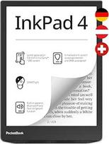 "PocketBook InkPad 4" elektroninė skaityklė, 7,8 colių "E-Ink Touch", 32GB, "Bluetooth", atspari vandeniui, sidabrinė - DE/at/CH versija