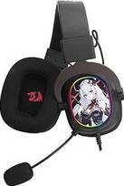 "Redragon H510" žaidimų ausinės, RGB, USB, juodos spalvos, keičiama kapsulė