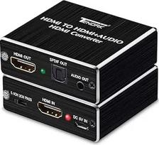 "Tendak" 4K HDMI garso ekstraktorius, HDMI ir SPDIF TOSLINK optinio ir 3,5 mm stereofoninio garso skirstytuvo adapteris, skirtas "Blue-Ray" grotuvui, kompiuteriui PS4