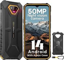 "Ulefone Armor X13" lauko išmanusis telefonas 50MP + 24MP naktinis matymas 12GB + 64GB/256GB SD, aštuonių branduolių 6320mAh 6,52 colių "Android" 14 IP68 mobilusis telefonas be sutarties 4G Dual SIM pirštų atspaudų ID NFC GPS 2 metai