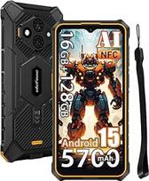 "Ulefone Rugking 3 Pro" lauko mobilieji telefonai be sutarties, 16GB + 128GB/2TB lauko išmanusis telefonas "Android 15", 48MP + 8MP, 6,56 colių HD+ 120Hz, 5700mAh, IP68 vandeniui atsparus mobilusis telefonas, dvi SIM kortelės/4G/5G