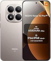 "XIAOMI Redmi Note 15 Pro 5G" išmanusis telefonas (8 + 512GB) - 6580 mAh baterija, IP66/IP68 apsauga nuo dulkių ir vandens, 200 MP fotoaparatas, 6,83 colių AMOLED ekranas, titano spalvos