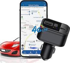 "Zeerkeer" 4G LTE automobilio GPS seklys be prenumeratos, dvigubas USB automobilinis cigarečių žiebtuvėlis, automobilio GPS buvimo vietos nustatymo įrenginys, automobilinis mobiliojo telefono įkroviklis, sekimo siųstuvas automobiliams su nemokama programė
