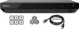 4K UHD "Blu-Ray" grotuvas be regionų, suderinamas su "Sony UBP-X700M" su UHD 4K atkūrimu, 3D "WiFi" be kelių regionų kodų | "Blu-Ray" A, B, C regionai | DVD 0-8 regionai su "Dynastar" 6FT HDMI rinkiniu