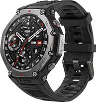 Amazfit T-Rex 3 Outdoor Smartwatch 48mm AMOLED ekranas, neprisijungusieji žemėlapiai ir navigacija, 6 palydovinės sistemos, dviejų juostų GPS, 27 dienų veikimo laikas, NFC naudojimas, 170+ Sportmodus, 45 m laisvas atstumas kelionėms
