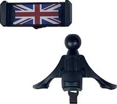 Automatinis telefono ragelis, skirtas "Mini Cooper R56 R55 R57 R58 R59 R60 R61 Kreislauftauslass Telefonhalter für iPhone & Smartphone (Union Jack)