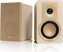 DALI KUPID "Premium" kompaktiški pasyvūs "HiFi" garsiakalbiai su 2 kryptimis, 4,5" žemų dažnių garsiakalbiu ir 1" aukštų dažnių garsiakalbiu, su sieniniu laikikliu (pora) - karamelės baltumo