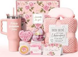 Dovanos moterims, dovana draugės gimtadienis, Kalėdų gimtadienio dovana moterims, geriausia draugė, sesuo, mama, 9 dalių dovanų rinkinys 18 40 50 70-asis gimtadienis