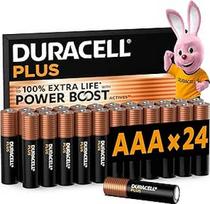 DURACELL Plus AAA baterijos (24 vnt.) - 1,5 V šarminės baterijos