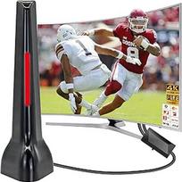 DVBT antena, DVBT2 antena su vidiniu stiprintuvu, Dvb-t2 vidinė TV antena, "Wave Max" antena, 360° priėmimo kampu, 4K/1080P HD, idealiai tinka vietiniams siųstuvams, magnetinis pagrindas ir 3 m kabelis (Rojo)