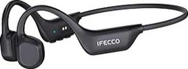 IFECCO knochenschall kopfhörer bluetooth 6.0 - IP67 wasserdicht Bone Conduction Headphones mit Mikrofon, Lange Akkulaufzeit, Open Ear Kopfhörer Kabellos für Fitness Radfahren Läufer Fahrrad