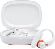 JBL Endurance Peak 4 In-Ear-True-Wireless-Sport-Kopfhörer mit Bluetooth und Noise Cancelling, 48 h Akkulaufzeit, TwistLock Secure Fit, IP68 Wasser-/Staubschutz, JBL Pure Bass Sound, Weiß