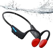 MONODEAL kaulų garso ausinės plaukimo "Bluetooth 6.0" IP68 povandeninės 32G MP3 atviros ausinės, skirtos plaukimui, bėgimui