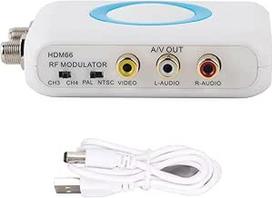 PUSOKEI RF moduliatorius, HDMI ir RF keitiklis, NTSC PAL TV CATV moduliatorius, HD įvesties A/VF moteris, RF išvestis, VRF demoduliatoriaus keitiklis namų CATV sistemai