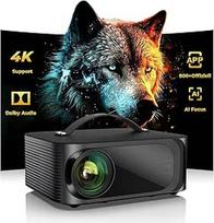 Projektorius 4K 【800+ Oficialios programos / "Dolby Audio"】 1500 ANSI | AI automatinis fokusavimas ir HDR10 | HDMI eARC ir CEC | WiFi 6 Bluetooth 5.4 | ONOAYO išmanusis projektorius 4K Namų kinas, puikiai tinkantis Pasaulio futbolo čempionatui