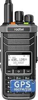 Radtel RT-860G GPS versija Daugiajuostė radijo stotelė HF UHF VHF Dual Band su AM USB LSB CW CB LW MW SW SSB priėmimu, 1024 kanalai, 2000 mAh baterija, C tipo įkrovimas