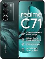 realme C71 4G išmanusis telefonas 8+256GB, Bosko mikrofonas, 6,67 milimetrų skersmens, 120 Hz dažnis, 45 W greitasis maitinimas, 6000 mAh akumuliatorius, 50 MP fotokamera, galingas 8 branduolių procesorius, IP54
