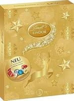 Šokoladas "Lindt" LINDOR Advento kalendorius 2025 | 290 g | 24 "LINDOR" baltojo, tamsaus ir pieniško šokolado rutuliukai su švelniu tirpstančiu įdaru | Šokoladas Kalėdų sezonui | Šokoladinė dovana