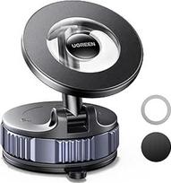 UGREEN Automobilinis mobiliojo telefono laikiklis "Magsafe Car Holder", mobiliojo telefono laikiklis automobilyje su vakuuminiu siurbimo puodeliu ir N52 magnetais, pasukamas 360° kampu, be klijų, su pagrindo pagalvėle, suderinamas su iPhone 17 16