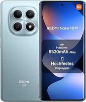 XIAOMI Redmi Note 15 5G išmanusis telefonas (8+256GB) - itin plonas dizainas, IP66 apsauga nuo vandens, 108 MP kamera, 6,77 colių FHD+ ekranas, ledyninės mėlynos spalvos