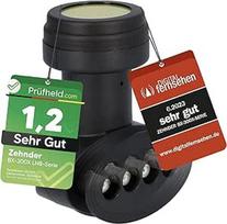 ZEHNDER Quad LNB, LTE ekranavimas, apsauga nuo saulės ir UV spindulių, skaitmeninis 4x 4K LNB 4 abonentams, skirtas TV palydoviniam imtuvui, HD LNC palydovinio indo palydoviniam dubeniui