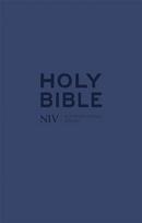 NIV Tiny Navy Soft-tone Bible with Zip