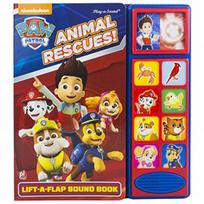 Nickelodeon PAW Patrol: Animal Rescues! Lift-a-Flap Sound Book