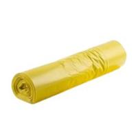 Geltoni šiukšliu maišai KLEVAS 120 l, 10 vnt
