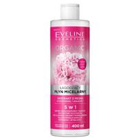 Eveline Cosmetics Organic Peony Micellar Water 5in1 raminamasis micelinis vanduo jautriai odai, 400 ml
