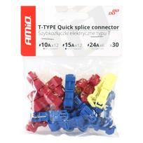 Greito sujungimo T tipo jungtys – 30 vnt., AMIO-02347