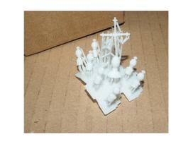 WMC - Vilniaus katedros varpinės 3D spausdinti kryžius ir bokšteliai, 1/150, 64-4