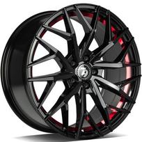 Ratlankis SEVENTY9 R18x8 5x100 ET 40 CB 73 (Black Glossy Red Inner Lip) (690 KG kg)