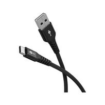 Goobay USB-C to USB-A Supersoft Textile Cable with Metal Plugs | 74526 | USB-C to USB-A