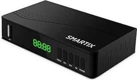 "Atlantis SMARTIX DH17" antžeminis skaitmeninis dekoderis DVB T2 HEVC H.265 mpeg2/mpeg4 H264 Medijos grotuvas USB prievadas HDMI ir SCART Nuotolinio valdymo pultas Mokymasis, pagrindinis 10, juodas
