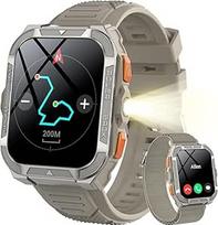 "Blackview" išmanusis laikrodis vyrams su GPS / kompasu / "Bluetooth" skambučiais / šviesos diodų apšvietimu / ChatGPT / vertėjas, sporto laikrodis su 100+ sporto režimais, pulso miego žingsniais, kalorijų kilometrų monitoriumi, fitneso laikrodis "Android