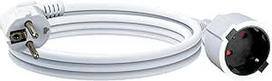 "EnergyPro" IP44 prailginimo kabelis 3 metrai - PVC kabelis, skirtas naudoti patalpose - apsaugo nuo perkaitimo H05VV-F 3G1,5 mm² - 16A 250V - baltas