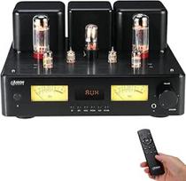 "Juson Audio" JTA200 300W EL34 lempinis stiprintuvas "HiFi" aukštos klasės AB hibridinis stereoelektroninis lempinis stiprintuvas su BT 5.4 ir nuotolinio valdymo pulteliu "Phono Coax AUX Opt PC USB įvestis Ausinės, žemų dažnių garsiakalbio išvestis