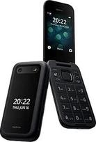 "Nokia 2660 Flip 4G" 2,8 colio ekranas Dviejų SIM kortelių funkcinis telefonas su dideliu ekranu, avariniu mygtuku Iš anksto įdiegti "Gameloft" žaidimai ir "Origin Data", juodas