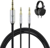 "okcsc" dvigubas 3,5 mm ausinių ilgintuvas, subalansuotas ausinių ilgintuvas, 200 cm "HiFi" kabelis, skirtas "Hifiman HE4XX HE-350 HE1000 HE-400i HE560" ausinėms