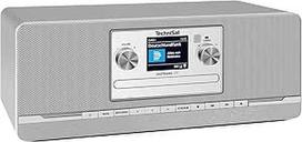"TechniSat DIGITRADIO 320" stereofoninis skaitmeninis radijas (kompaktiška sistema su DAB+ ir FM, CD grotuvas, "Bluetooth", USB, 2 x 5 W RMS, spalvotas TFT ekranas, mėgstamiausiųjų atmintis, žadintuvas, miego laikmatis, nuotolinio valdymo pultas)