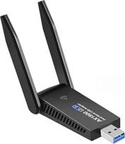 "WiFi 6 AX1800 WiFi adapteris USB 3.0 1800Mbps belaidžio tinklo kortelė Dongle Dual Band Double Antennas for PC Laptop Computer