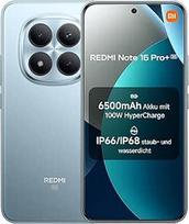 "XIAOMI Redmi Note 15 Pro+" 5G išmanusis telefonas (12 + 512GB) - 6500 mAh baterija, IP66/IP68 apsauga nuo dulkių ir vandens, 200 MP fotoaparatas, 6,83 colių AMOLED ekranas, ledyninės mėlynos spalvos