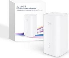 5G CPE 5, H155, 5G maršrutizatoriaus SIM kortelė, "Wi-Fi 6 AX3000", DL 3600Mbps/s/UL 500Mbps, 9 dBi stiprumo antena, LAN/WAN ryšys, "Wi-Fi" diagnostika, namų plačiajuostis tinklelis, 30 mėn. garantija