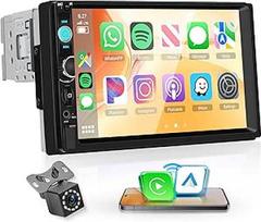 Belaidis "Carplay" automobilinis radijas 1 DIN su "You-Tube" Belaidis "Android" automobilis IOS/Android Mirror Link "Bluetooth" 7 colių jutiklinis ekranas automobilinis radijas su FM radiju USB/EQ/AUX vairo valdymas atbuline eiga